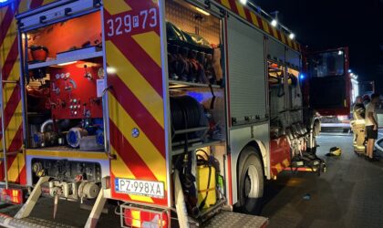 interwencja straży pożarnej w poznaniu – pożar budynku mieszkalnego