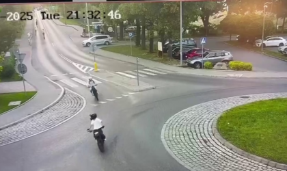niebezpieczne przejażdżki na hulajnogach interwencje myślenickich policjantów