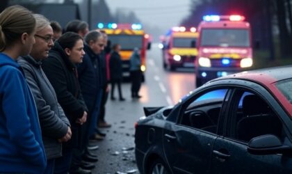 tragiczny wypadek drogowy na dk87 w barcicach