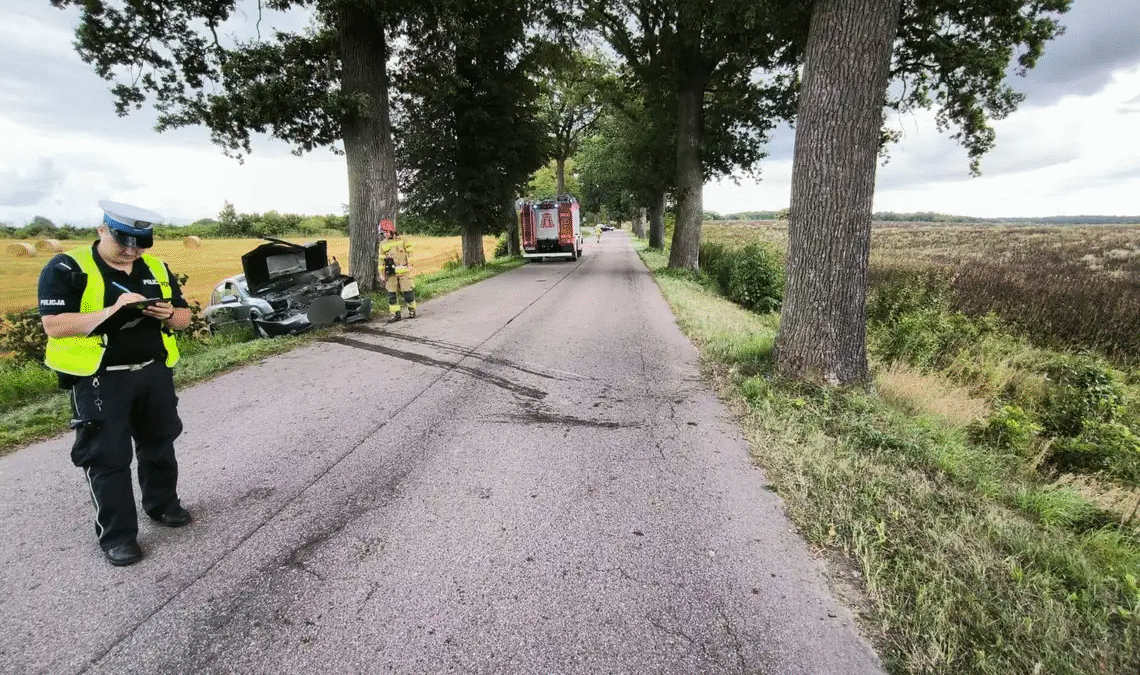wypadek w młynarskiej woli ucierpiało 10 letnie dziecko