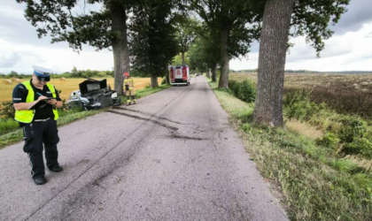 wypadek w młynarskiej woli ucierpiało 10 letnie dziecko