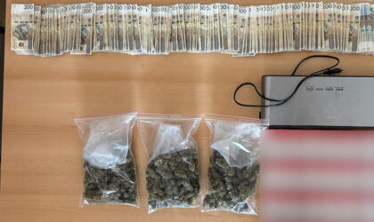 zatrzymanie 37 latka z bochni za posiadanie marihuany i nielegalnych papierosów