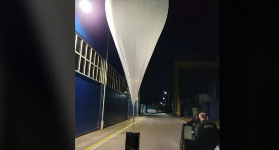 Balon z nielegalnymi papierosami wylądował w Bielsku Podlaskim