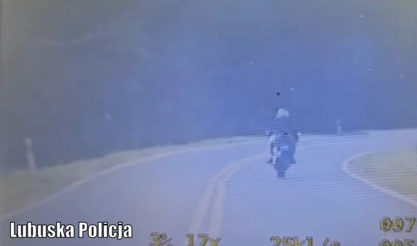 Motocyklista zatrzymany za jazdę 108 km/h w obszarze zabudowanym