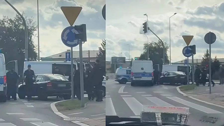 Pościg ulicami Białegostoku: jak policja zatrzymała poszukiwanego kierowcę pod wpływem marihuany