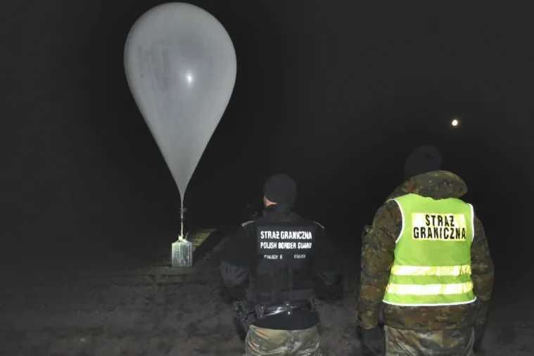 Balon z kontrabandą znaleziony w powiecie tomaszowskim