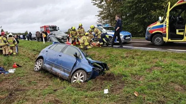 Groźny wypadek w Skrzynce