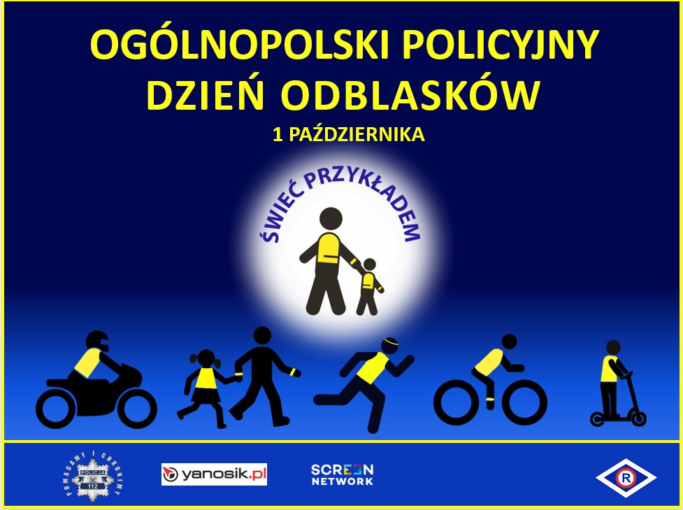 Inauguracja Ogólnopolskiego Dnia Odblasków Bezpieczeństwo pieszych 2025 | Zbrodnia Dnia