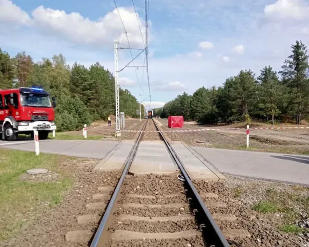 Tragiczny wypadek kolejowy w Lipie – kobieta potrącona przez pociąg