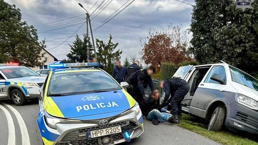 Policyjny pościg na granicy Czech i Polski